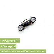 ALLPARTZ Waveshare RPi Camera (H), Fisheye Lens, Supports Night Vision