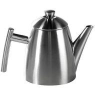 Frieling USA 18/10 Stainless Steel Teapot with Infuser, Tea Warmer with Teapot Infuser for Loose Tea, 34 Ounces