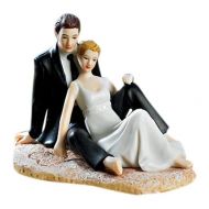 Weddingstar Inc. Weddingstar Romantic Wedding Couple Lounging on the Beach Figurine