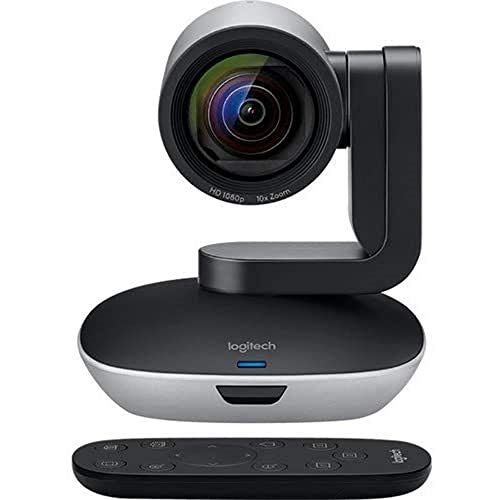 로지텍 Logitech PTZ PRO 2 Video Camera for Conference Rooms, HD 1080p Video - Auto-focus USB Black/Silver