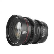 MEKE 85mm T2.2 Large Aperture Manual Focus Low Distortion 4K Mini Cine Lens Compatible with Fujifilm X Mount Cameras X-H1 X-T3 X-T4 X-T20 X-T10 X-T2 X-Pro2 X-E3 X-T1 X-A2 X-T100 X3