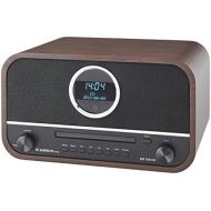 [아마존베스트]Albrecht DR790CD Digital Radio DAB+, 27790, Multifunctional Including CD Player and Bluetooth, Dark Brown Wooden Case