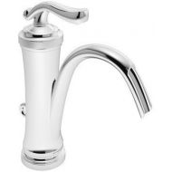 Symmons SLS-5512 Elm Single Hole Single-Handle Bathroom Faucet with Drain Assembly in Polished Chrome (2.2 GPM)