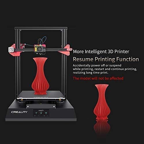  Comgrow Creality CR-10S Pro V2 3D Printer with BL Touch and Silent Mother Board 500W Meanwell Power Supply and Bondtech Extruder Gears Build Size 300mmx300mmx400mm