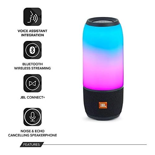 제이비엘 JBL Pulse 3 - Wireless Bluetooth Waterproof Speaker - Black