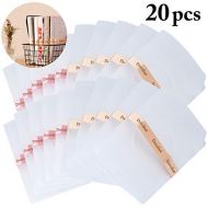 JUSTDOLIFE Clothes Folder, 20Pcs T Shirt Folder Closet Foldable Storage Organizer DressBook T Shirt Folding Board Quick and Easy Suit for Any Home Adult and Kids Clothes (20Pcs)
