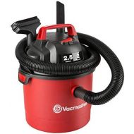 [아마존베스트]Vacmaster Red Edition VOM205P 1101 Portable Wet Dry Shop Vacuum 2.5 Gallon 2 Peak HP 1-1/4 inch Hose
