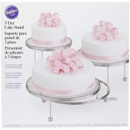 Wilton Cakes N More 3-Tier Cake Stand, Silver