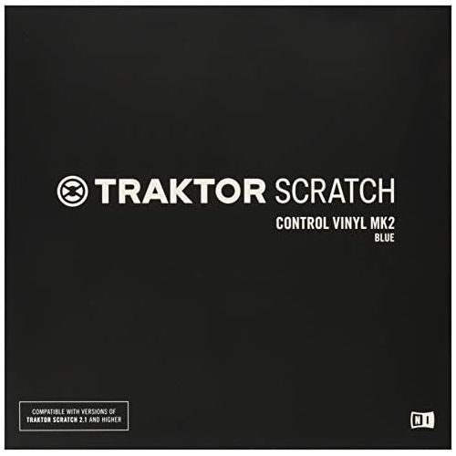 네이티브 인 스트루멘츠 [아마존베스트]Native Instruments Traktor Scratch Control Vinyl MK2 Blue