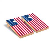 Victory Tailgate US Flag Regulation Cornhole Bean Regulation Bag Toss Game Set Flat Version