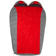TETON Sports Tracker Ultralight Double Sleeping Bag; Lightweight Backpacking Sleeping Bag for Hiking and Camping Outdoors; Compression Sack Included; Never Roll Your Sleeping Bag A
