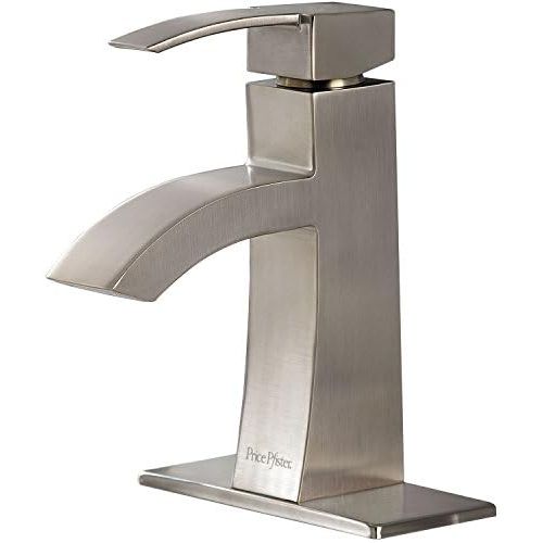  Pfister LF-042-BNKK Bernini Single Control 4 Centerset Bathroom Faucet in Brushed Nickel, 1.2gpm