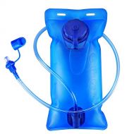 KUYOU Hydration Bladder, 2 Liter Water Bladder Leak Proof Water Reservoir Hydration Pack Replacement with Auto Shut-Off Valve for Running Hiking Riding Camping Cycling Climbing Fit Most
