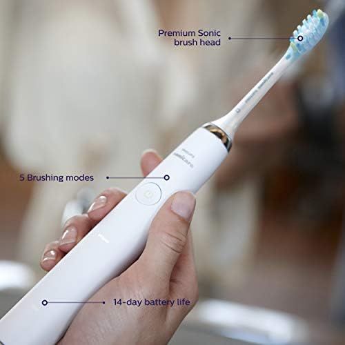 필립스 Philips Sonicare DiamondClean Electric Toothbrush with UK Shaver Plug