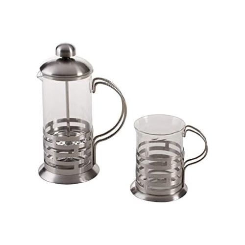  [아마존베스트]Axentia 223545 Coffee and Teamaker 1000 ml Glass and Stainless Steel