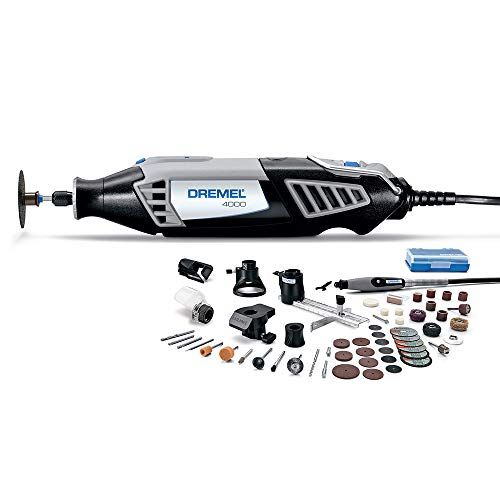  Dremel 4000-6/50-FF High Performance Rotary Tool Kit with Flex Shaft- 6 Attachments & 50 Accessories- Grinder, Sander, Polisher, Engraver- Perfect For Routing, Cutting, Wood Carvin