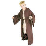 Rubies Star Wars Classic Childs Deluxe Hooded Jedi Robe, Large , Brown