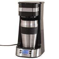 Fox Valley Traders Single Travel Cup Coffee Maker, One Size Fits All, Black
