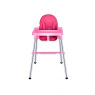 MEETGG Highchair- Baby Dinning Chair Height Adjustable Highchair Secure Anti-Fall Travel Booster Seat Waterproof Antifouling Infant Feeding Chair (Skin Cushion)