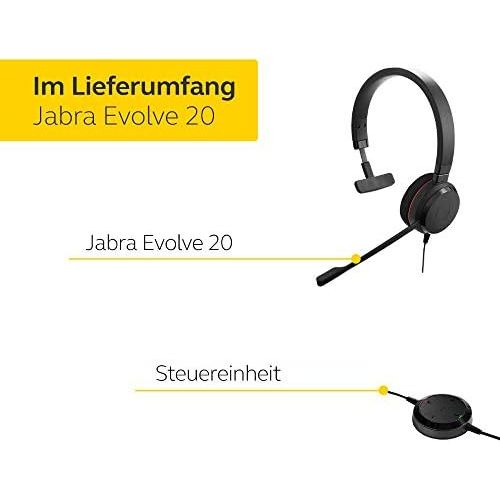 자브라 [아마존베스트]Jabra Evolve 20 UC Headset