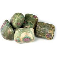 [아마존베스트]Reiki Crystal Products Natural Ruby Fuschite Tumble Stones for Reiki Healing and Vastu Correction Protection Concentration Spirituality and Increasing Creativity Tumble Stones