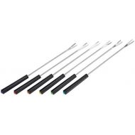 [아마존베스트]Unbekannt 6Fondue Forks, Fondue Forks Cutlery Forks with Black Polypropylene Handle