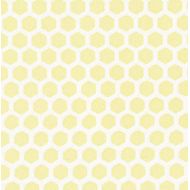 Houseworks, Ltd. Dollhouse Miniature Yellow Small Hexagon Tile Flooring on White