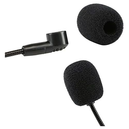  [아마존베스트]Kesote Pack of 15 Microphone Windbreak Mini Foam Black