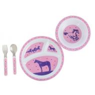 MBI Cowgirl 4 Piece Dinner Set for Kids