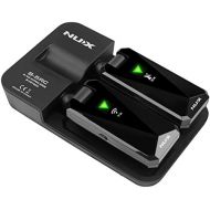 NUX 기타 무선 송신기 수신기  NUX B-5RC Wireless Guitar System for All Types of Guitar with Active or Passive Pickup Charging Case included,Auto Match,Mute Function