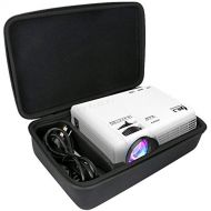 Khanka Hard Travel Case Replacement for DR. J Professional 1080P Mini Projector (Black)