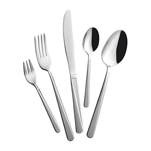  Mulex 200930/60Piece Cutlery Set, Stainless Steel, Silver, 22X 4X 2cm