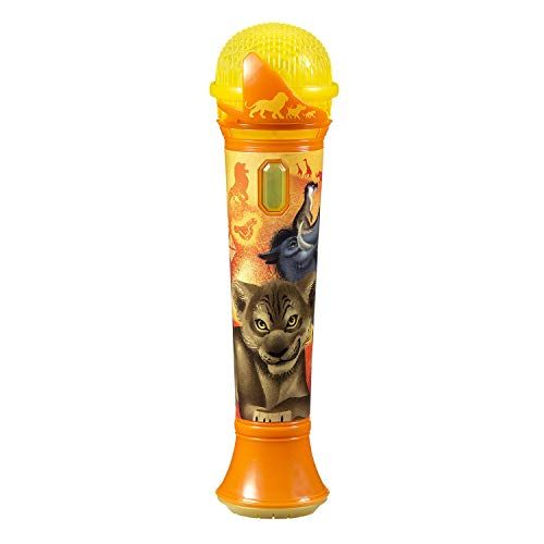  [아마존베스트]EKids Lion King Sing Along MP3 Microphone Sing to Built in Music Or Connect Your Audio Device & Sing to Whatever You Like