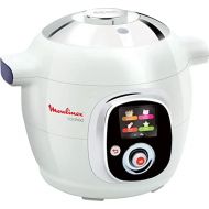 [아마존베스트]Moulinex CE704110 Cookeo Multi Cooker (800 Watt, French Version) white / chrome (FR)