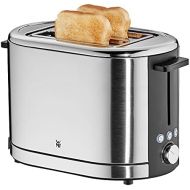 WMF LONO Toaster Doppelschlitz, XXL-Toast Broetchenaufsatz, 7 Braunungsstufen UEberhitzungsschutz 900 W Edelstahl poliert