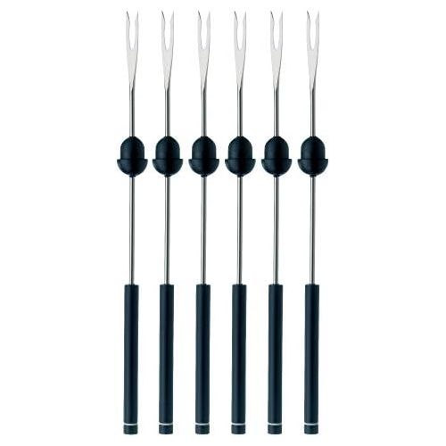 더블유엠에프 [아마존베스트]WMF Allegro 11 Piece Fondue Set for 6 People with Burner and Forks Cromargan Stainless Steel Suitable for Induction Cookers Dishwasher Safe
