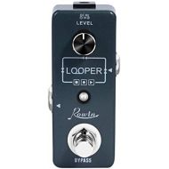Rowin Looper Guitar Pedal Unlimited Overdubs 10 Minutes of Looping With USB to Import and Export Loop