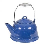Stansport Enamel Tea Kettle, 3 Quart, Blue (10955)
