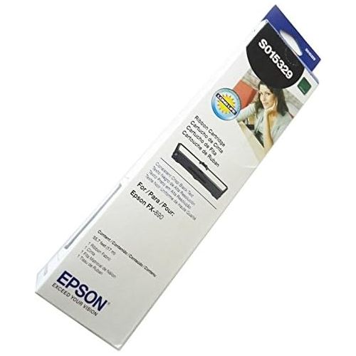엡손 Epson S015329 FX-890 Fabric Ribbon -Cartridge (Black) in Retail Packaging