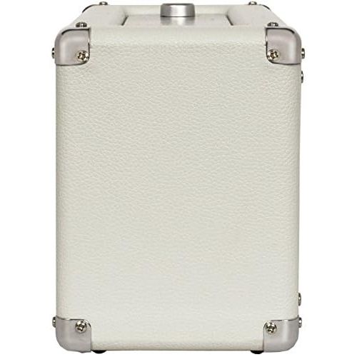 크로슬리 Crosley CR3028A-WS Charlotte Vintage Full Range Portable Bluetooth Speaker, White Sand