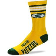 For Bare Feet NFL Mens Reverse 4 Stripe Deuce Crew Socks