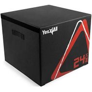 Yes4All Soft Plyo Box/Plyometric Jump Box  Adjustable Plyo Box/Foam Plyo Box for Jump Training, Fitness and Conditioning