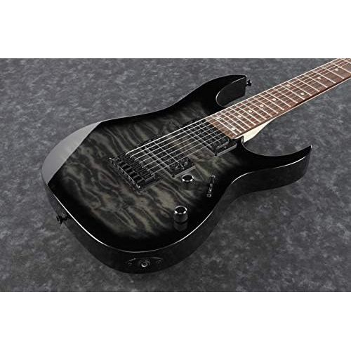  [아마존베스트]IBANEZ GRG GRG7221QA-TKS Electric Guitar 7 String Transparent Black Burst