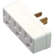 AXIS 45090 3-Outlet Grounded Wall Adapter, White