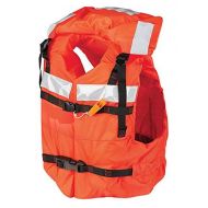Kent Safety Products Mad Dog Products Type I Commercial Orange Life Jacket PFD - US Coast Guard Approved - Includes Safety Whistle