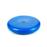 CanDo Inflatable Balance Disc for Balance Training, Proprioception, Strengthening Lower Extremities, Posture, Back Pain, Stress Relief, Restlessness and Anxiety. Blue, 14” Diameter
