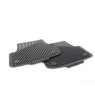 Genuine Audi Accessories 8v5-061-512-041 Black Rear All-Weather Floor Mats for A3 (set of 2)