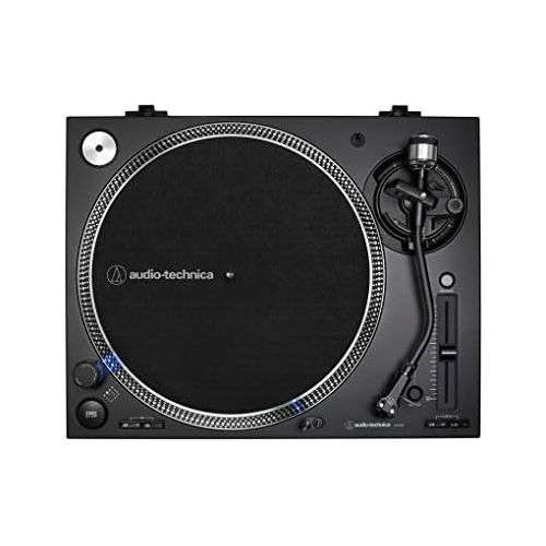 오디오테크니카 [아마존베스트]Audio-Technica AT-LP140XP-BK Direct-Drive Professional DJ Turntable, Black, Hi-Fi, Fully Manual, 3 Speed, High Torque Motor