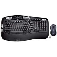 Logitech MK550 Wireless Wave K350 Keyboard and Mouse Combo ? Includes Keyboard and Mouse, Long Battery Life, Ergonomic Wave Design with Wireless Mouse (with Mouse)