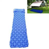 Wai Sports & Outdoors PICTET.FINO Outdoor Portable Tent Camping Sleeping Pad Ultra Light Folding Pressing Air Mattress (Dark Blue) Tents & Accessories (Color : Dark Blue)